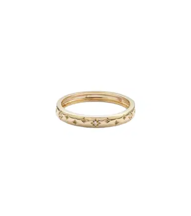 STONE AND STRAND Northern Star 14kt gold ring with diamonds | Thumbnail 1 STONE AND STRAND Northern Star 14kt gold ring with diamonds | Thumbnail 1