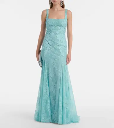Costarellos Lace gown | Thumbnail 4