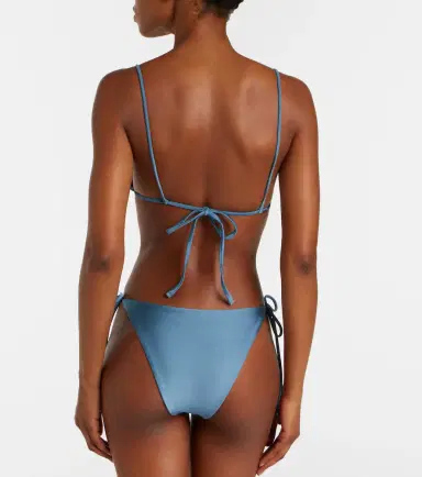 Jade Swim Via beaded bikini top | Thumbnail 2