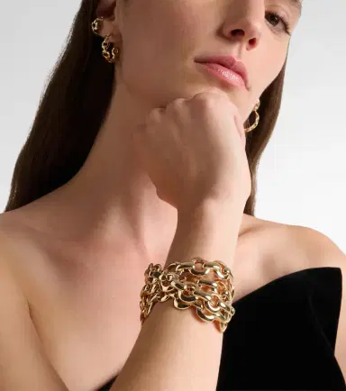 Jennifer Fisher 14kt gold-plated cuff bracelet | Thumbnail 4 Jennifer Fisher 14kt gold-plated cuff bracelet | Thumbnail 4