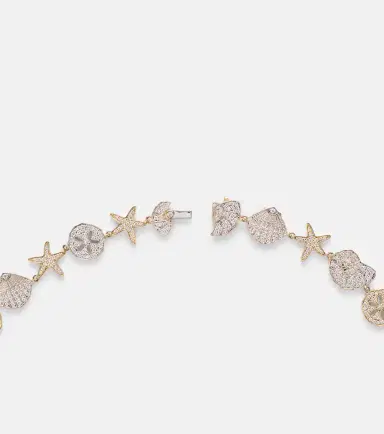 Sydney Evan Sea Life 14kt gold necklace with diamonds | Thumbnail 3 Sydney Evan Sea Life 14kt gold necklace with diamonds | Thumbnail 3