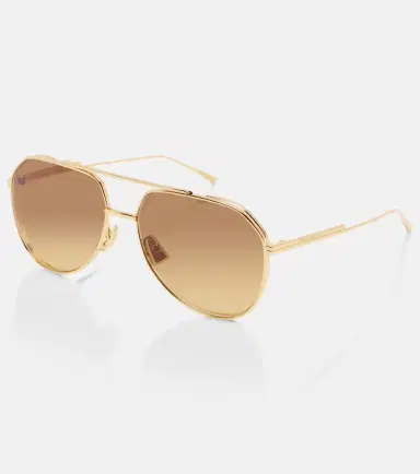 Bottega Veneta Light Ribbon aviator sunglasses | Thumbnail 4 Bottega Veneta Light Ribbon aviator sunglasses | Thumbnail 4
