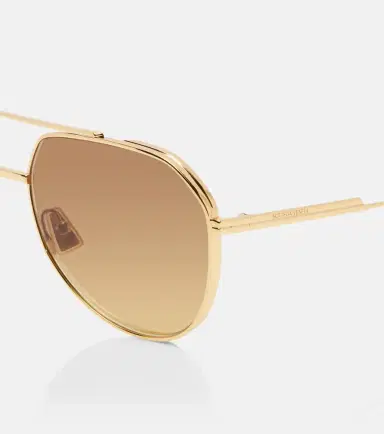Bottega Veneta Light Ribbon aviator sunglasses | Thumbnail 5 Bottega Veneta Light Ribbon aviator sunglasses | Thumbnail 5