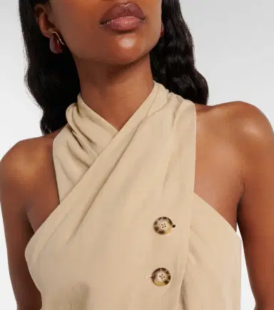 Veronica Beard Pacey halterneck top | Thumbnail 5 Veronica Beard Pacey halterneck top | Thumbnail 5