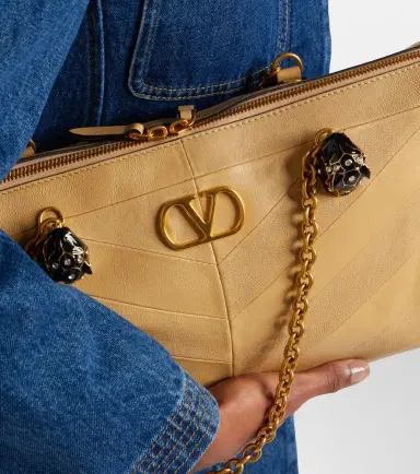 Valentino Garavani Panthea VLogo leather shoulder bag | Thumbnail 7 Valentino Garavani Panthea VLogo leather shoulder bag | Thumbnail 7