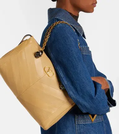Valentino Garavani Panthea VLogo leather shoulder bag | Thumbnail 8 Valentino Garavani Panthea VLogo leather shoulder bag | Thumbnail 8