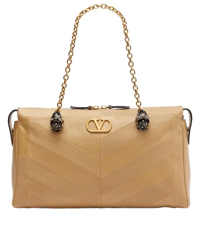 Valentino Garavani Panthea VLogo leather shoulder bag
