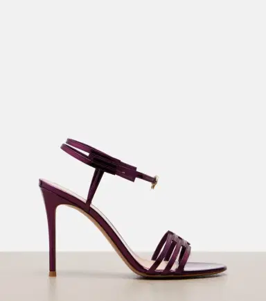 Gianvito Rossi Metallic leather sandals | Thumbnail 2 Gianvito Rossi Metallic leather sandals | Thumbnail 2