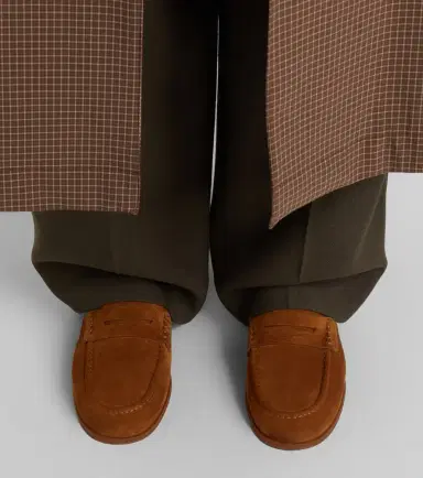 Gianvito Rossi Georgie suede penny loafers | Thumbnail 6 Gianvito Rossi Georgie suede penny loafers | Thumbnail 6