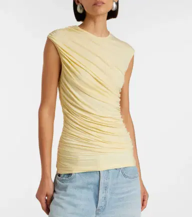AGOLDE Ester ruched top | Thumbnail 2 AGOLDE Ester ruched top | Thumbnail 2