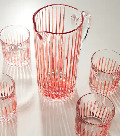 Les-Ottomans Striped crystal jug | Thumbnail 3