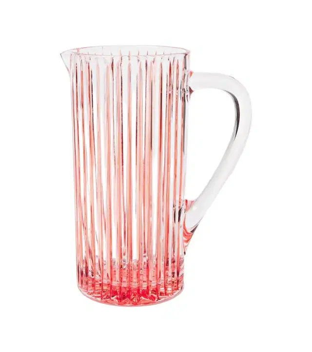 Les-Ottomans Striped crystal jug