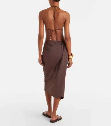 Jacquemus Paréo draped beach cover-up | Thumbnail 5 Jacquemus Paréo draped beach cover-up | Thumbnail 5