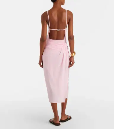 Jacquemus Paréo draped beach cover-up | Thumbnail 4