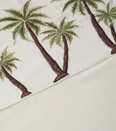 LES OTTOMANS Embroidered cotton tablecloth | Thumbnail 2