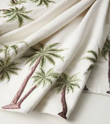 LES OTTOMANS Embroidered cotton tablecloth | Thumbnail 3
