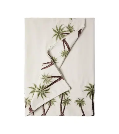 LES OTTOMANS Embroidered cotton tablecloth | Thumbnail 1