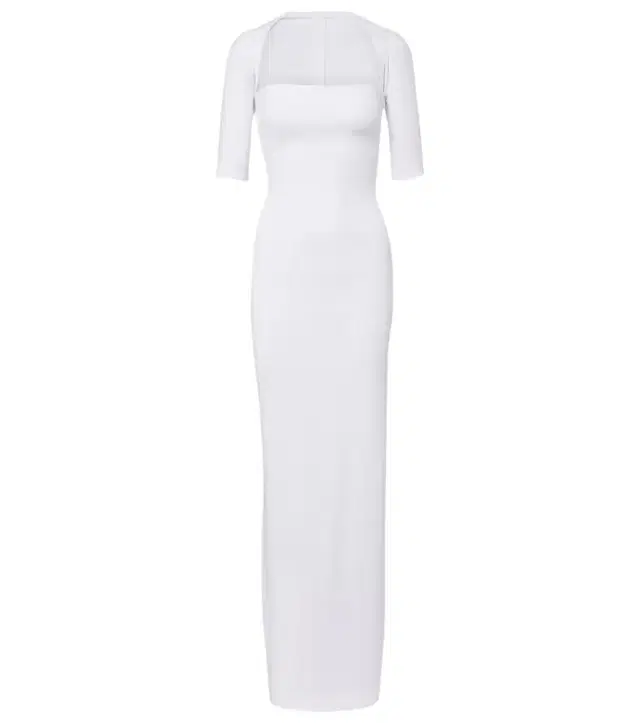 Jacquemus Bolero jersey gown