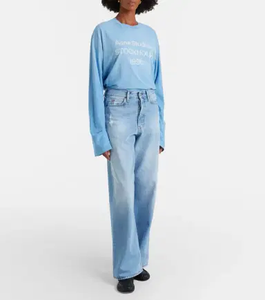 Acne Studios 1981 mid-rise wide-leg jeans | Thumbnail 2 Acne Studios 1981 mid-rise wide-leg jeans | Thumbnail 2