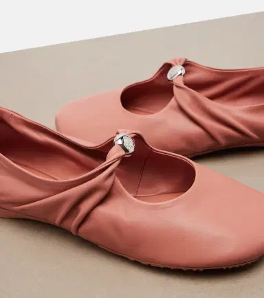 Loewe Pebble Soft leather Mary Jane flats | Thumbnail 2