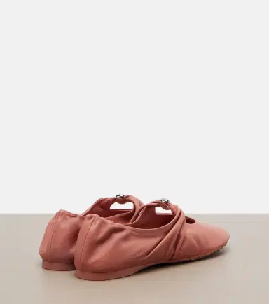 Loewe Pebble Soft leather Mary Jane flats | Thumbnail 4