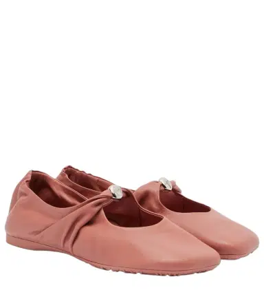 Loewe Pebble Soft leather Mary Jane flats | Thumbnail 1