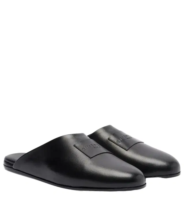 Givenchy Label leather mules