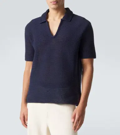 Orlebar Brown Batten crochet cotton polo shirt | Thumbnail 4 Orlebar Brown Batten crochet cotton polo shirt | Thumbnail 4