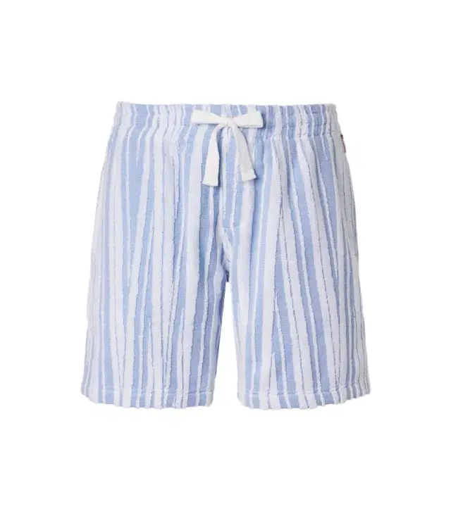 Orlebar Brown Trevon striped cotton toweling shorts
