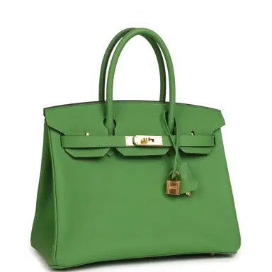 HERMÈS Hermes Birkin 30 Vert Yucca Epsom Gold Hardware | Thumbnail 2 HERMÈS Hermes Birkin 30 Vert Yucca Epsom Gold Hardware | Thumbnail 2