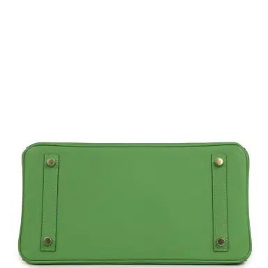 HERMÈS Hermes Birkin 30 Vert Yucca Epsom Gold Hardware | Thumbnail 6 HERMÈS Hermes Birkin 30 Vert Yucca Epsom Gold Hardware | Thumbnail 6