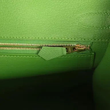 HERMÈS Hermes Birkin 30 Vert Yucca Epsom Gold Hardware | Thumbnail 9 HERMÈS Hermes Birkin 30 Vert Yucca Epsom Gold Hardware | Thumbnail 9