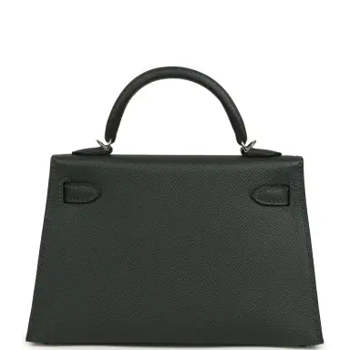 HERMÈS Hermes Kelly Sellier 20 Vert Fonce Epsom Palladium Hardware | Thumbnail 4 HERMÈS Hermes Kelly Sellier 20 Vert Fonce Epsom Palladium Hardware | Thumbnail 4