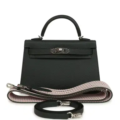HERMÈS Hermes Kelly Sellier 20 Vert Fonce Epsom Palladium Hardware | Thumbnail 1 HERMÈS Hermes Kelly Sellier 20 Vert Fonce Epsom Palladium Hardware | Thumbnail 1