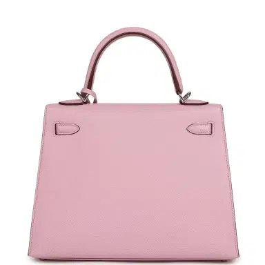 HERMÈS Hermes Special Order (HSS) Kelly Sellier 25 Mauve Sylvestre Verso Epsom Palladium Hardware | Thumbnail 4 HERMÈS Hermes Special Order (HSS) Kelly Sellier 25 Mauve Sylvestre Verso Epsom Palladium Hardware | Thumbnail 4