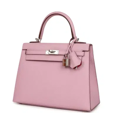 HERMÈS Hermes Special Order (HSS) Kelly Sellier 25 Mauve Sylvestre Verso Epsom Palladium Hardware | Thumbnail 5 HERMÈS Hermes Special Order (HSS) Kelly Sellier 25 Mauve Sylvestre Verso Epsom Palladium Hardware | Thumbnail 5