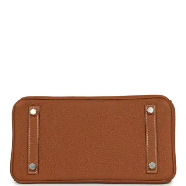 HERMÈS Pre-owned Hermes Birkin 25 Gold Togo Palladium Hardware | Thumbnail 6 HERMÈS Pre-owned Hermes Birkin 25 Gold Togo Palladium Hardware | Thumbnail 6