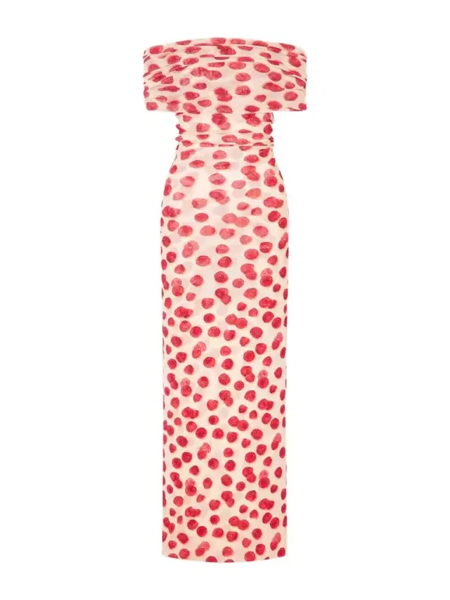 Stella McCartney Printed Chiffon Midi Dress