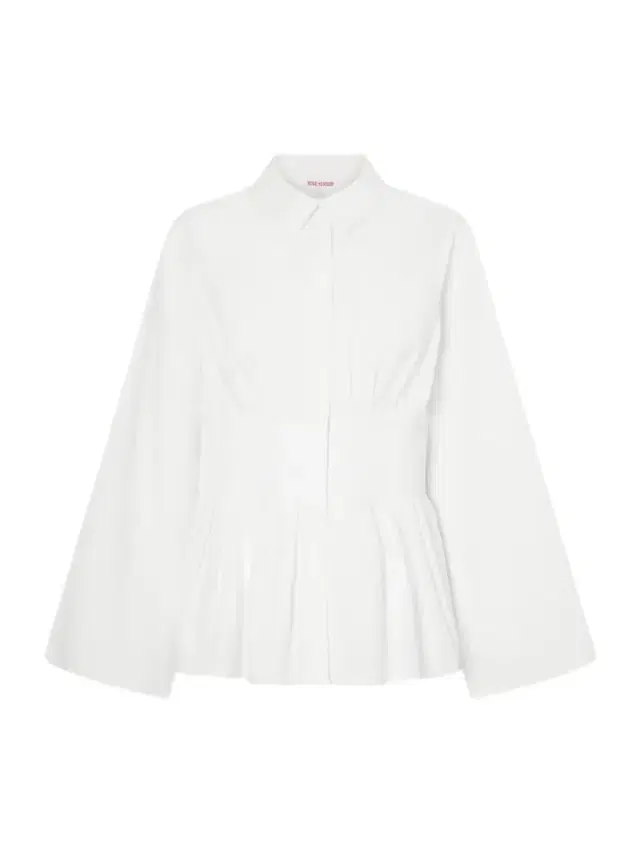 Rosie Assoulin Boogie Woogie Bugle Boy Shirred Cotton-poplin Blouse