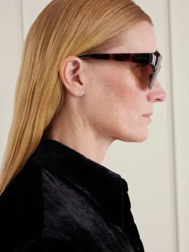 Gucci Eyewear Aviator-style Tortoiseshell Acetate Sunglasses | Thumbnail 5