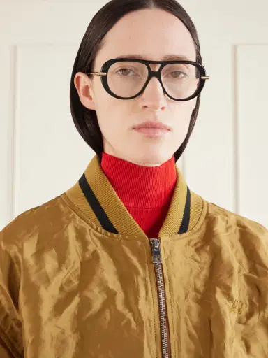 Loewe Slim Aviator-style Acetate Sunglasses | Thumbnail 2