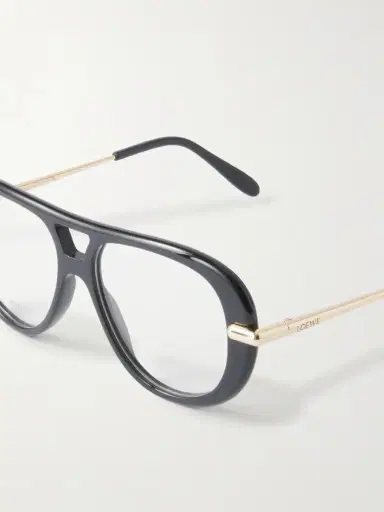 Loewe Slim Aviator-style Acetate Sunglasses | Thumbnail 5