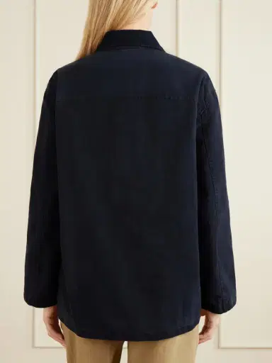 Nili Lotan Devin Corduroy-trimmed Cotton-canvas Jacket | Thumbnail 4 Nili Lotan Devin Corduroy-trimmed Cotton-canvas Jacket | Thumbnail 4