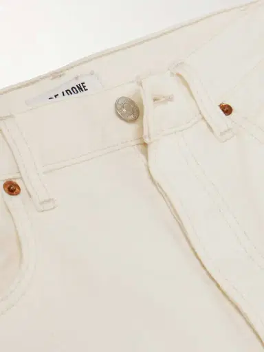 RE/DONE 90s Comfort Frayed Organic Recycled-denim Shorts | Thumbnail 4 RE/DONE 90s Comfort Frayed Organic Recycled-denim Shorts | Thumbnail 4