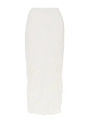 TOTEME Crinkled Knit Viscose Midi Skirt | Thumbnail 1 TOTEME Crinkled Knit Viscose Midi Skirt | Thumbnail 1