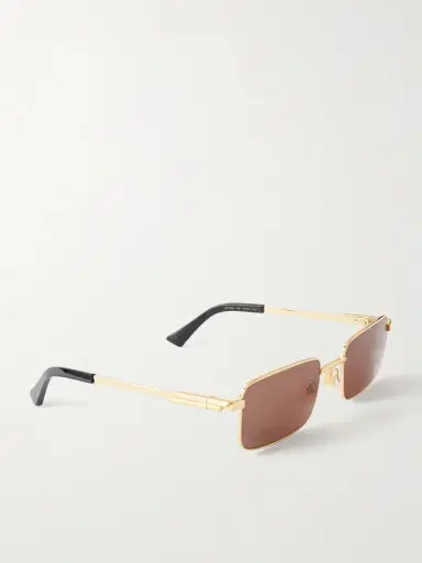 Bottega Veneta Eyewear Square-frame Metal Sunglasses | Thumbnail 3 Bottega Veneta Eyewear Square-frame Metal Sunglasses | Thumbnail 3