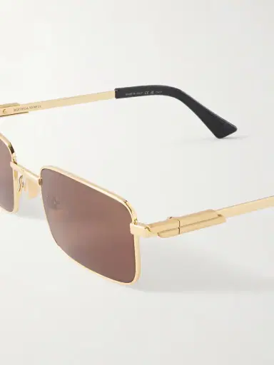 Bottega Veneta Eyewear Square-frame Metal Sunglasses | Thumbnail 4 Bottega Veneta Eyewear Square-frame Metal Sunglasses | Thumbnail 4