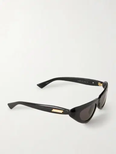Bottega Veneta Eyewear Curvy Cat-eye Acetate Sunglasses | Thumbnail 3