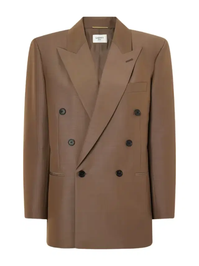 Double-breasted Wool And Mohair-blend Blazer