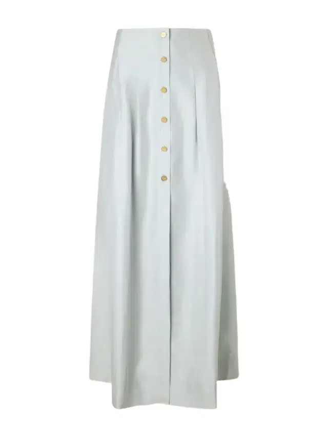 Le Kasha Amou Pleated Silk Maxi Skirt